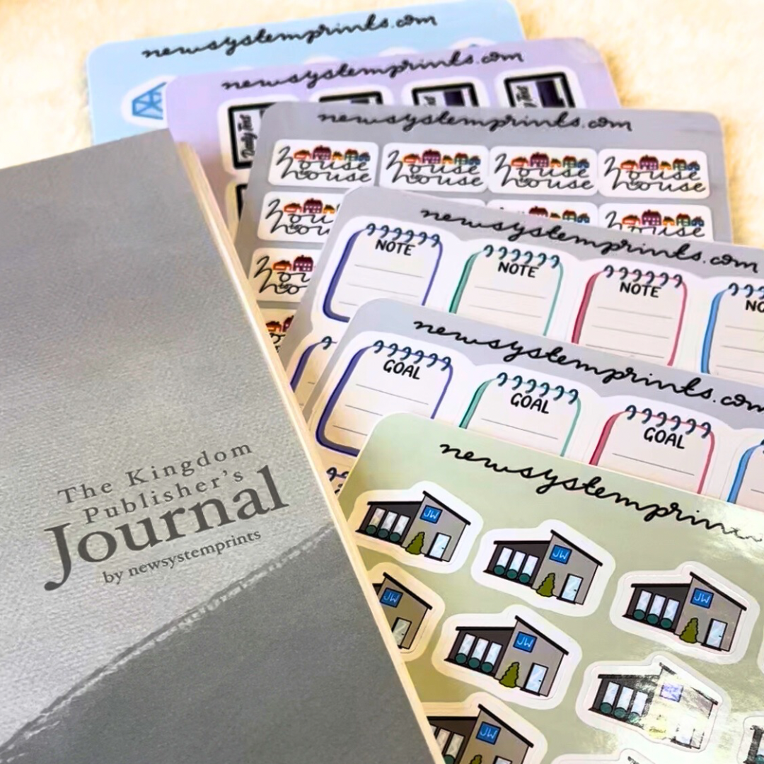 Kingdom Publisher’s Journal 2024-2027 & Sticker Bundle