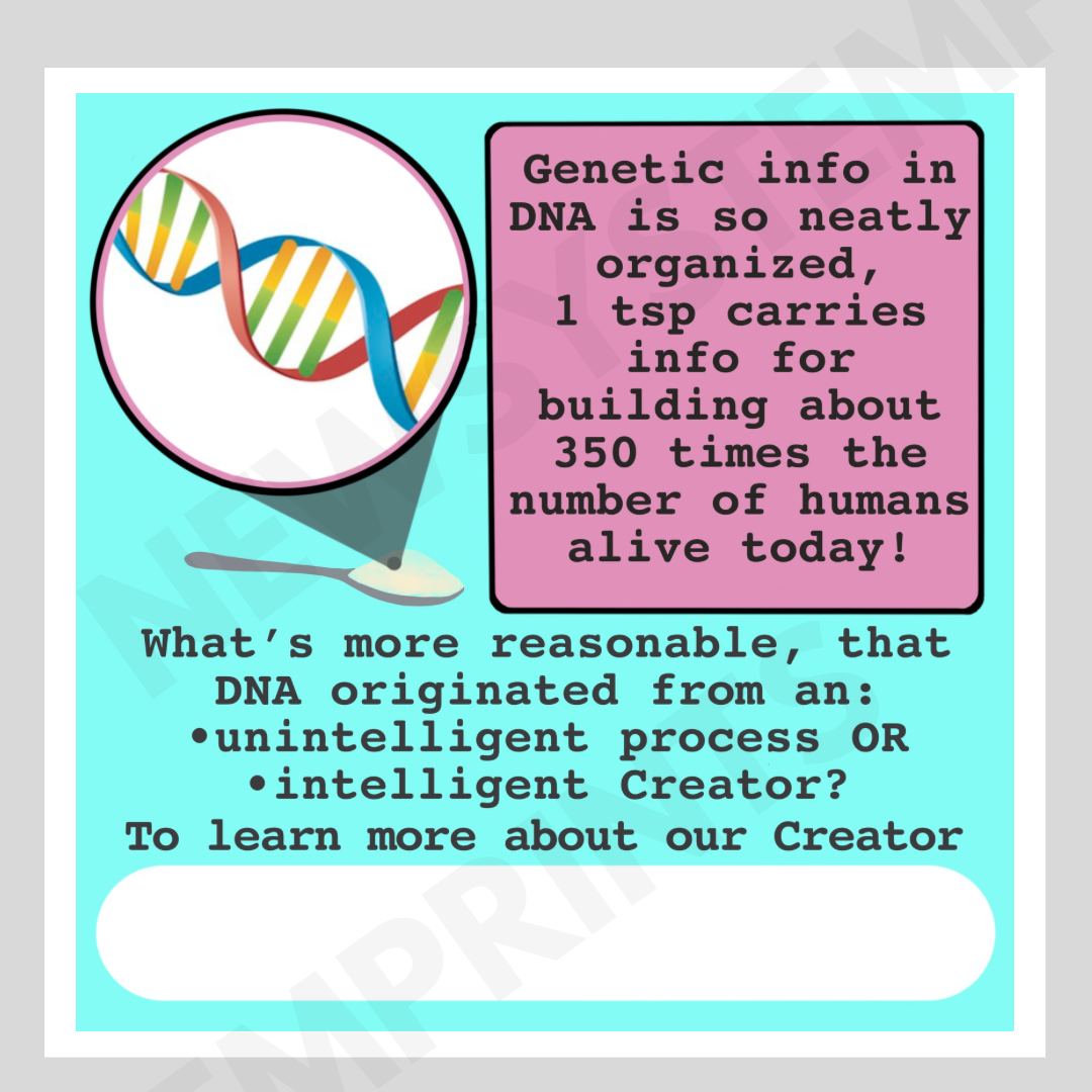 DNA & Our Creator - 24 Interactive Stickers