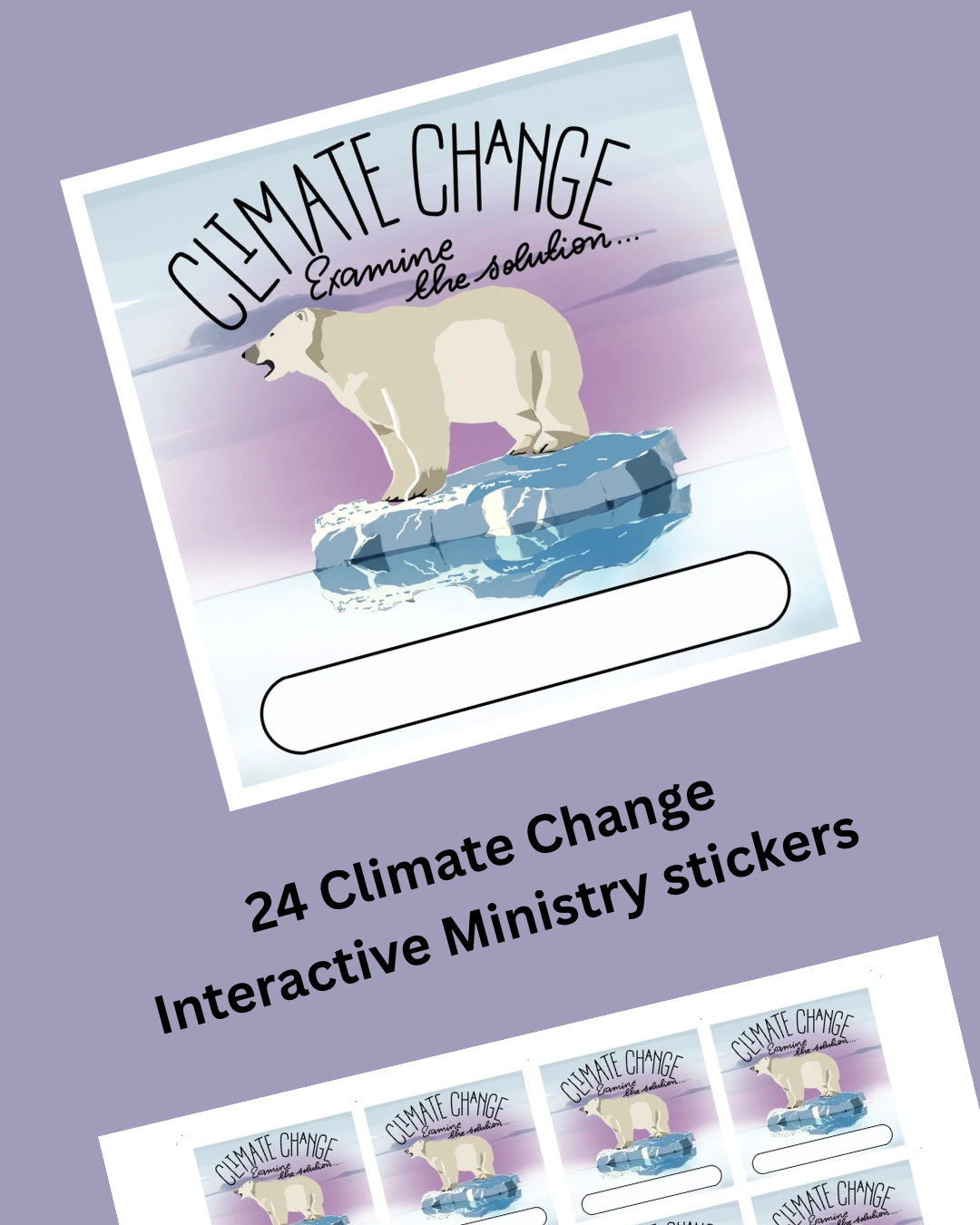 24 Climate Change Stickers