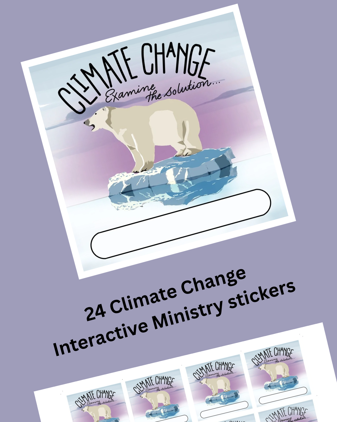 24 Climate Change Stickers