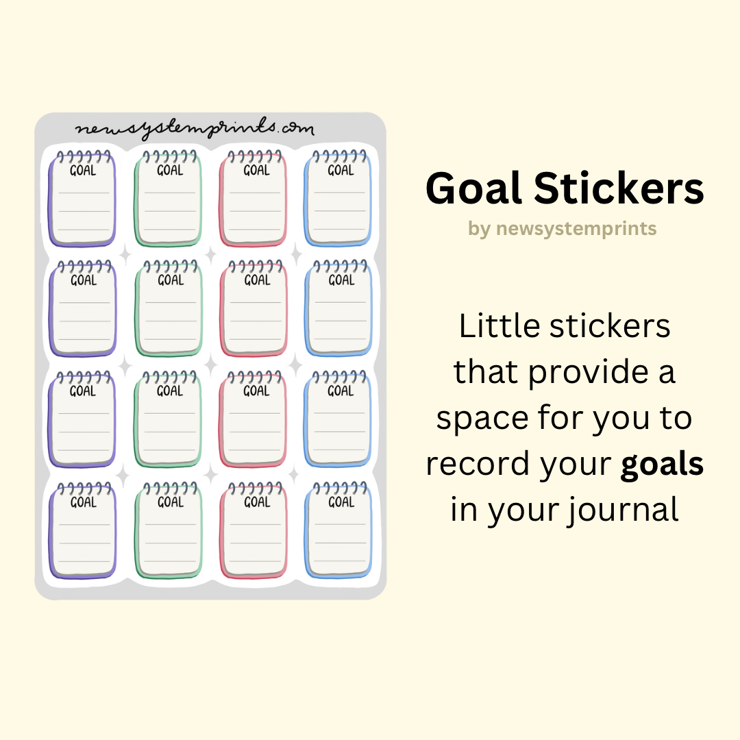 Goal stickers