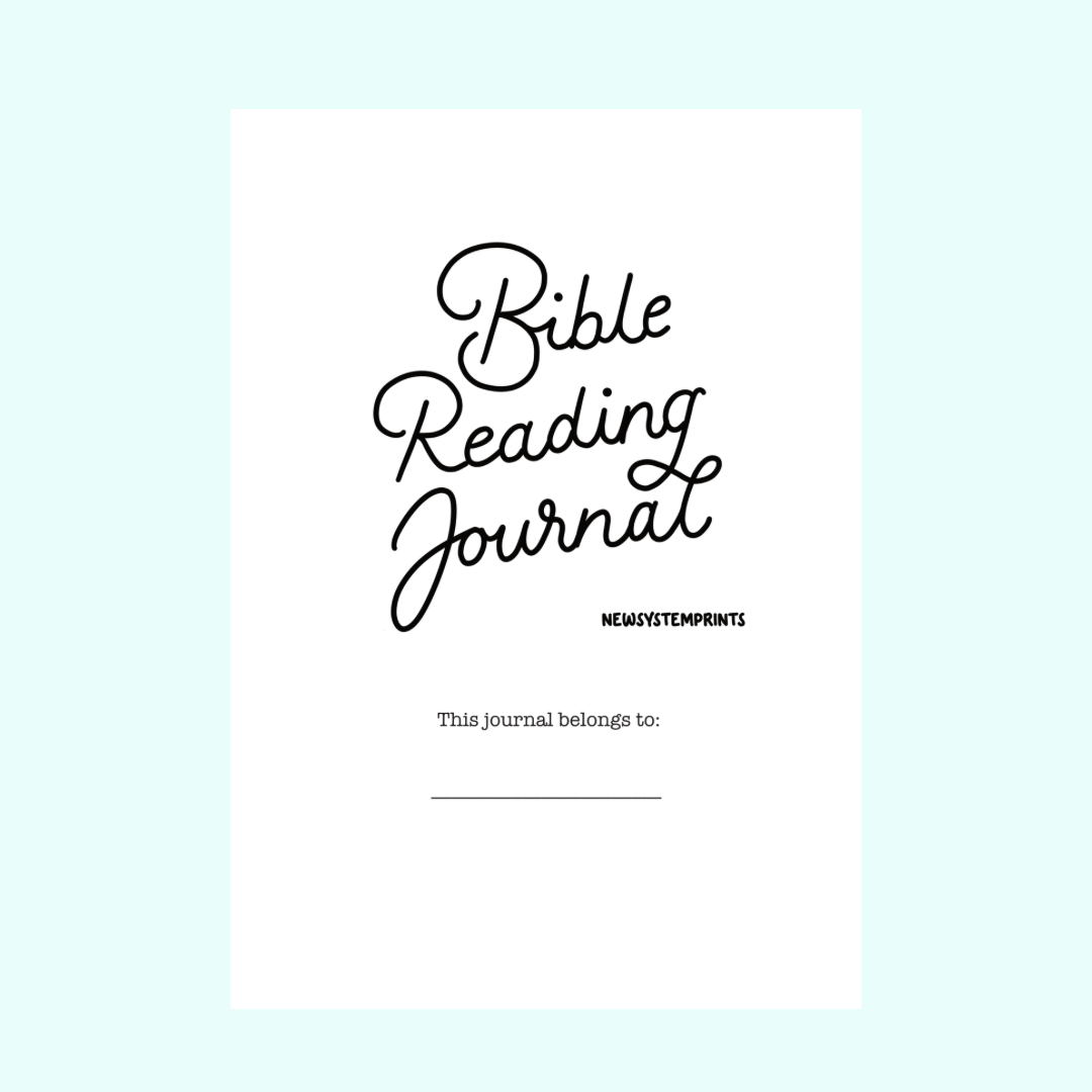 Bible Reading Journal