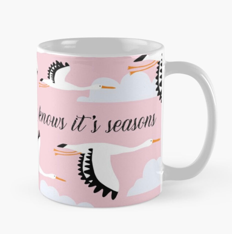 The Stork in the sky Mug