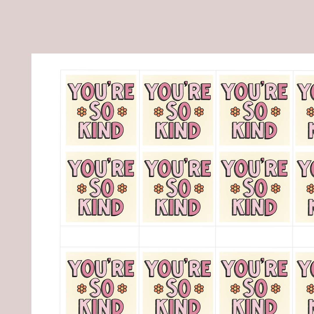 24 You’re So Kind Stickers