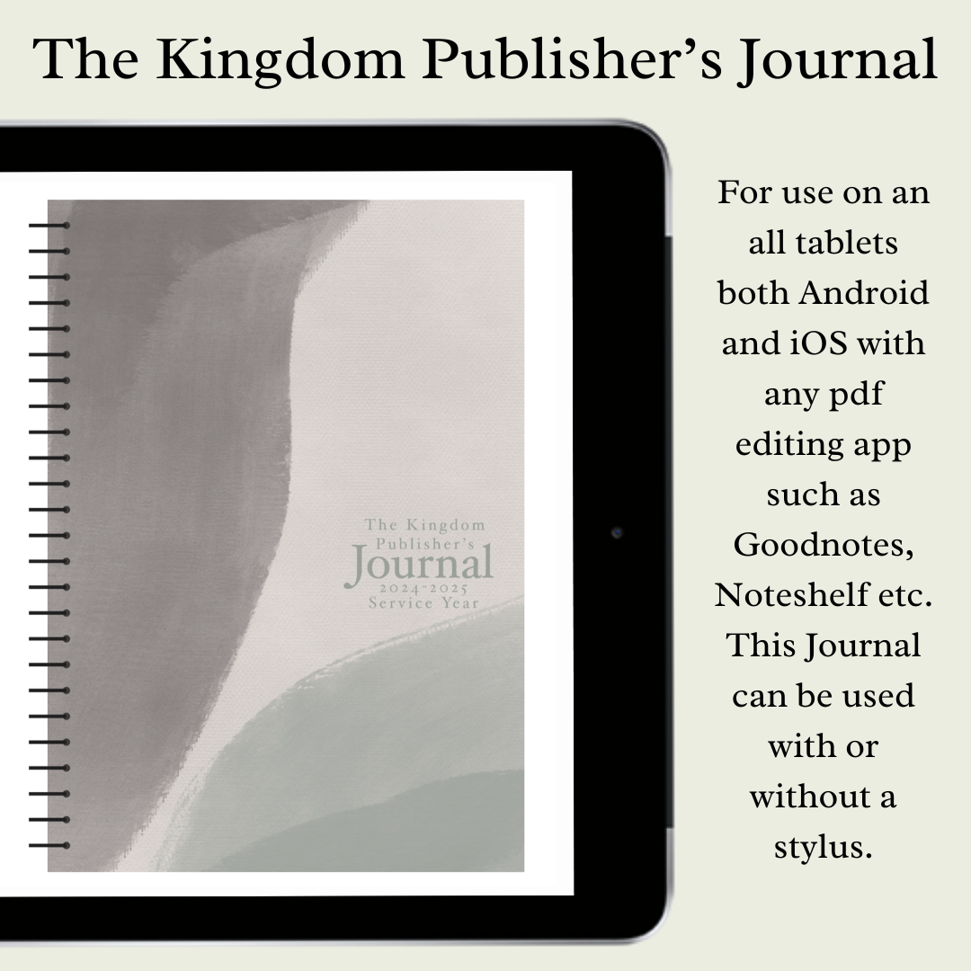 Kingdom Publisher’s Digital Planner 2024/25