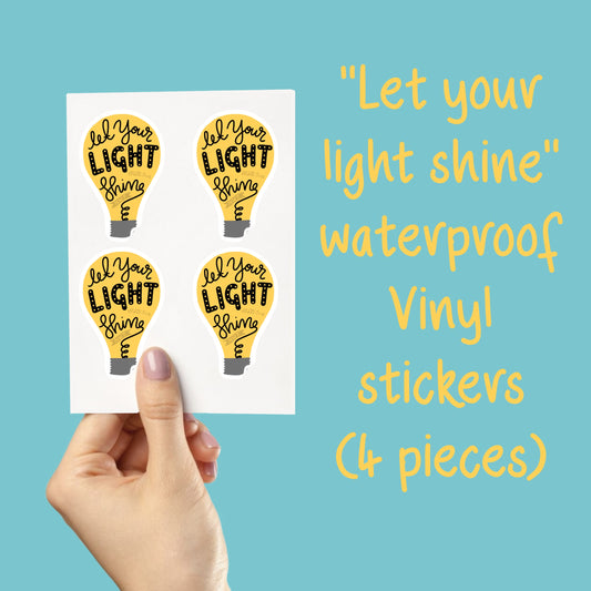 Let Your Light Shine Sticker