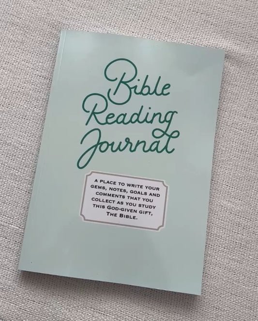 Bible Reading Journal