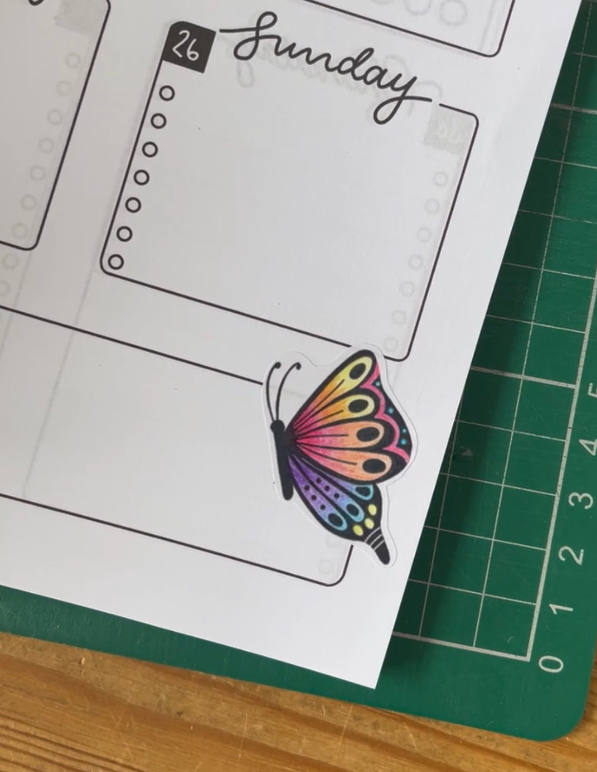 60 Butterfly Stickers