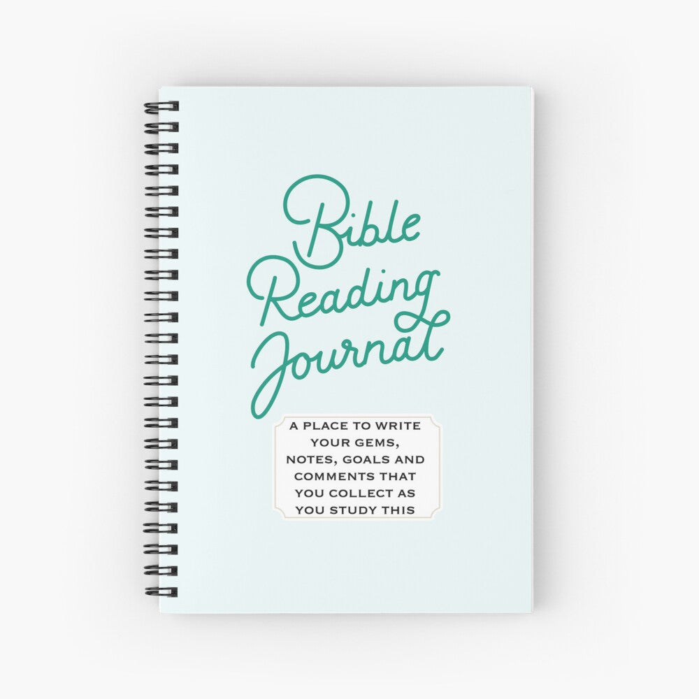 Spiral Bound Bible Reading Journal***