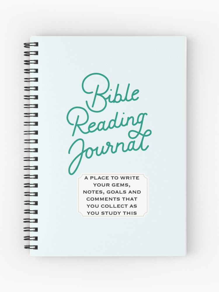 Spiral Bound Bible Reading Journal***