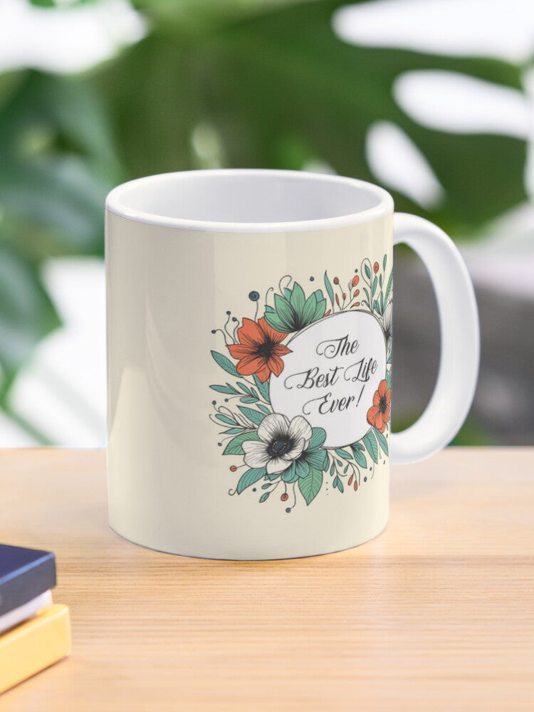 Best Life Ever Poppy Design Mug