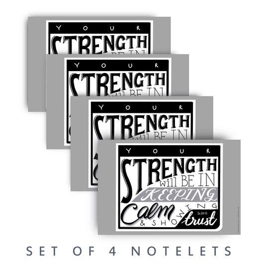 Your Strength Notelets (set of 4)