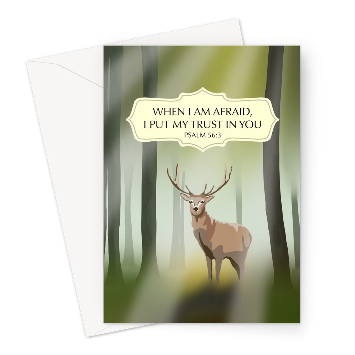 Psalm 56v3 Greeting Card